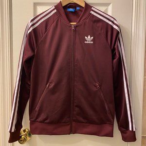 Adidas Maroon Track Jacket